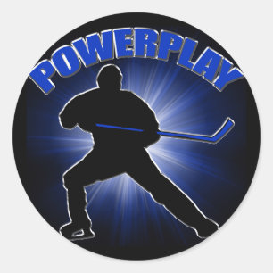 Powerplay Classic Round Sticker