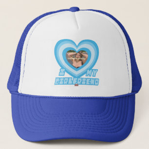 PowerPuff Dingus Blue Heart - GIRLFRIEND Trucker Hat