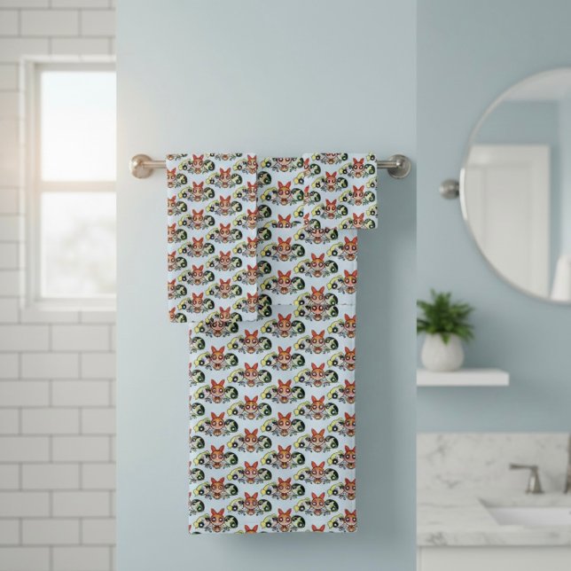 powerpuff girls Bath Towel Set (Creator Uploaded)
