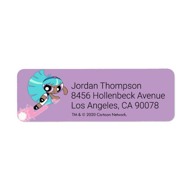 Powerpuff Girls Bliss Return Address Label (Front)