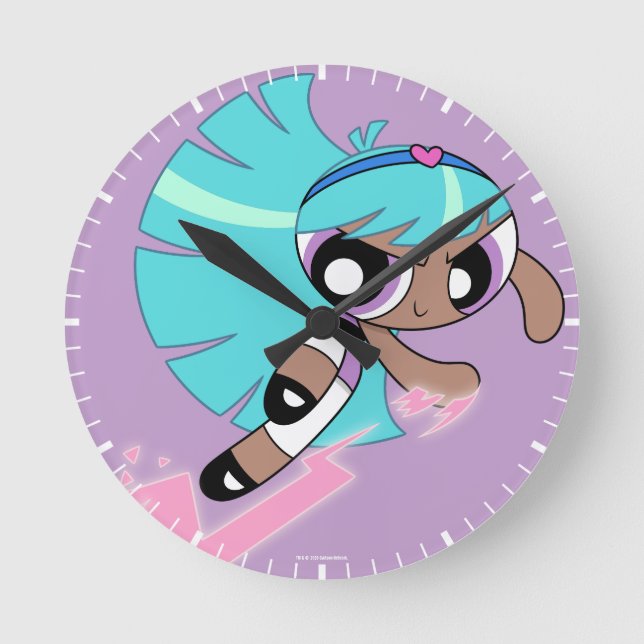 Powerpuff Girls Bliss Round Clock (Front)