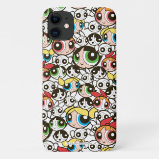 Powerpuff Girls Face Pattern iPhone 11 Case
