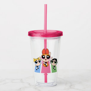 Powerpuff Girls Fly High Acrylic Tumbler
