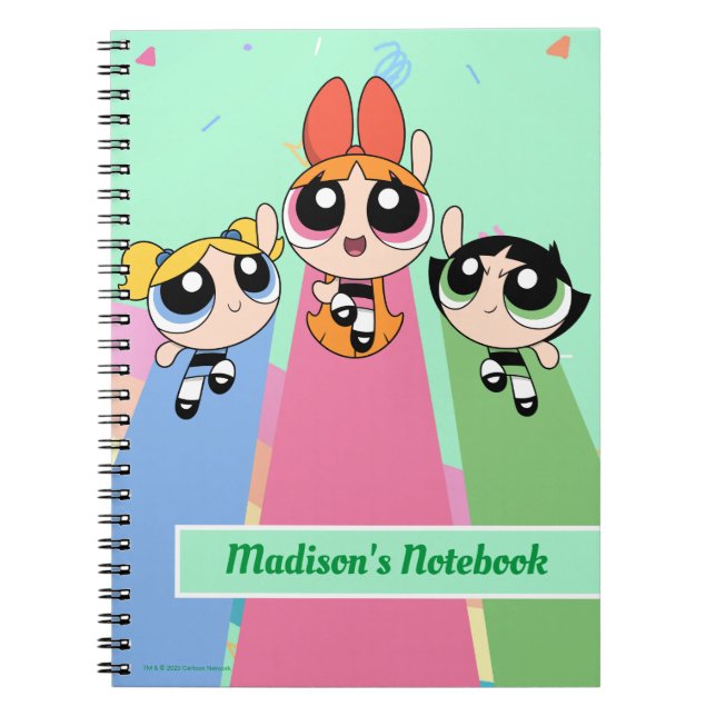 Powerpuff Girls Fly High Notebook (Front)