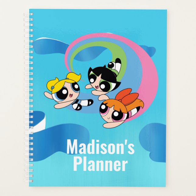 Powerpuff Girls Fly Through The Sky Planner (Front)