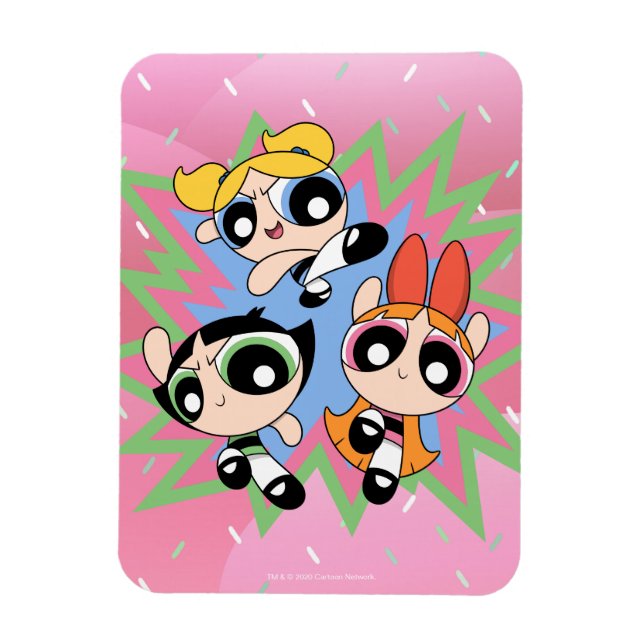 Powerpuff Girls Powfactor Magnet (Vertical)