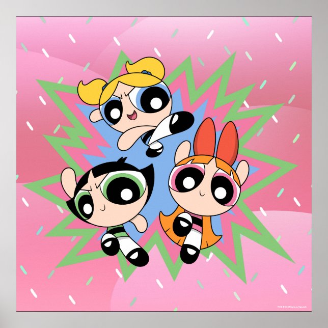 Powerpuff Girls Powfactor Poster (Front)