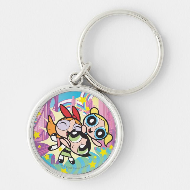 Powerpuff Girls Rule Key Ring (Front)
