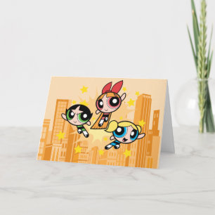 Powerpuff Girls Save The Day Card