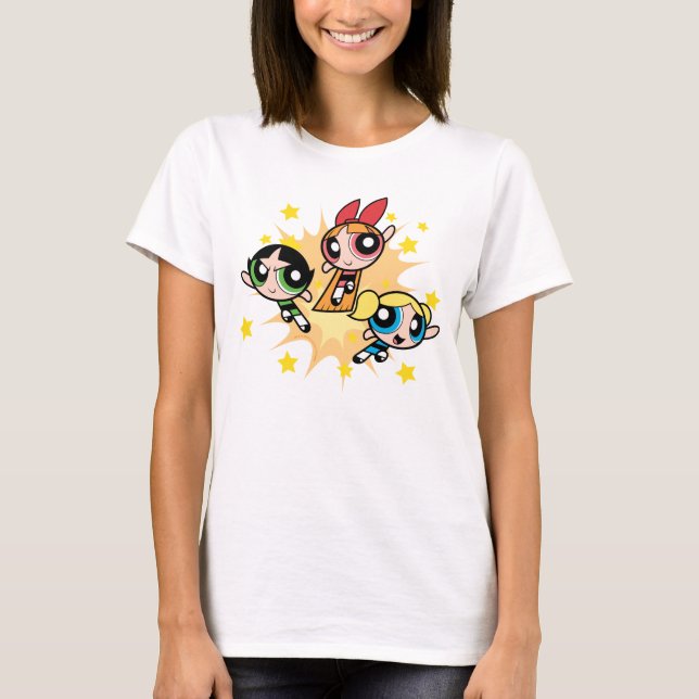 Powerpuff Girls Save The Day T-Shirt (Front)