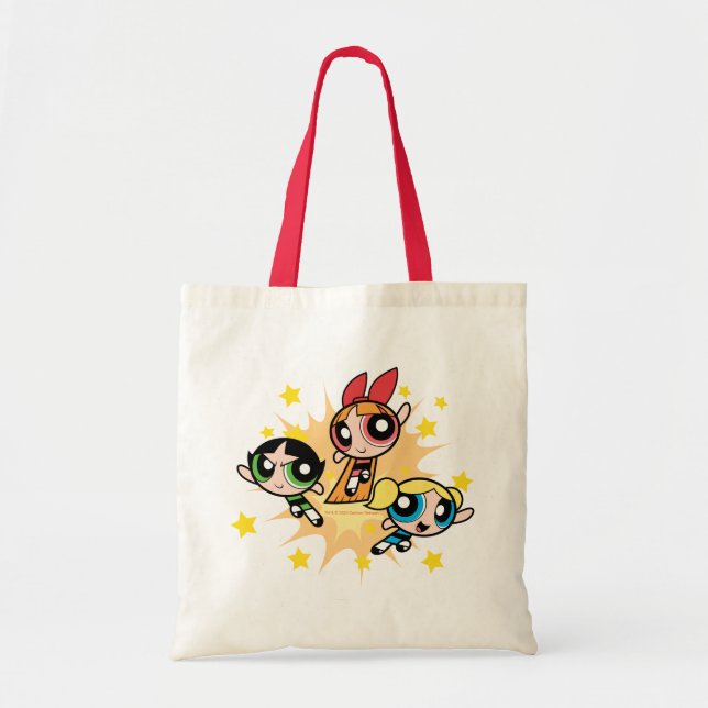 Powerpuff Girls Save The Day Tote Bag (Front)