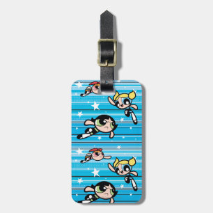 Powerpuff Girls Star Pattern Luggage Tag