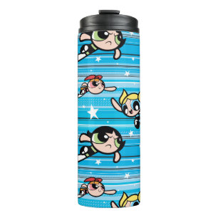 Powerpuff Girls Star Pattern Thermal Tumbler