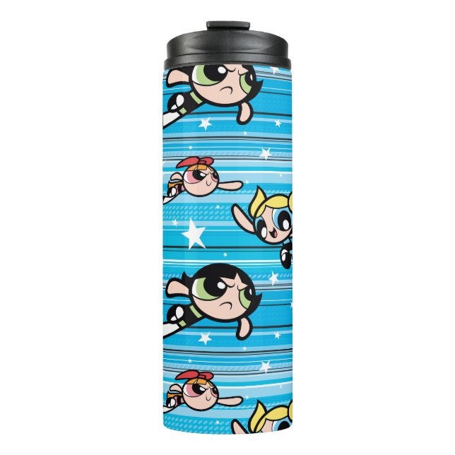 Powerpuff Girls Star Pattern Thermal Tumbler (Front)