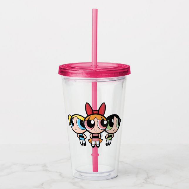 Powerpuff Girls: Sugar, Spice and Everything Nice Acrylic Tumbler (Front)