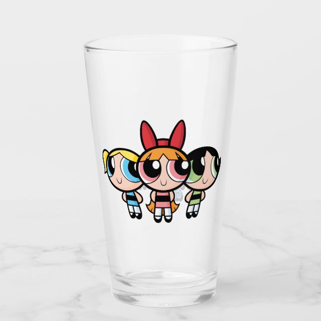 Powerpuff Girls: Sugar, Spice and Everything Nice Glass (Front)