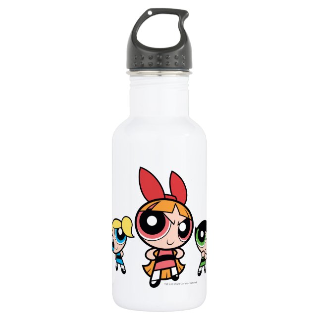 Powerpuff Girls Super Fierce 532 Ml Water Bottle (Front)
