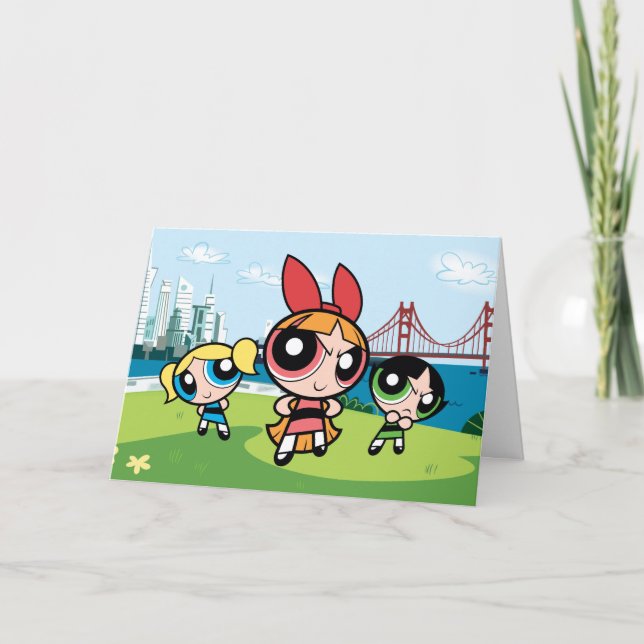 Powerpuff Girls Super Fierce Card (Front)