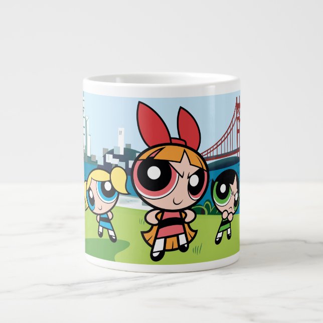 Powerpuff Girls Super Fierce Large Coffee Mug (Front)