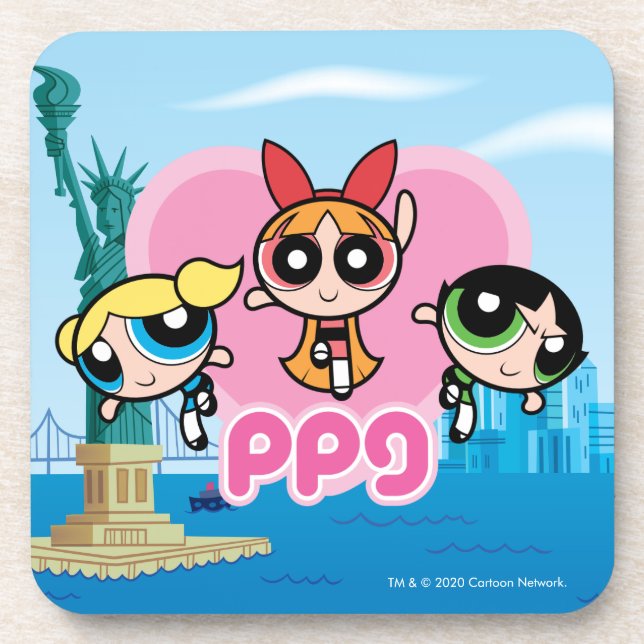 Powerpuff Girls Team Awesome Coaster (Front)