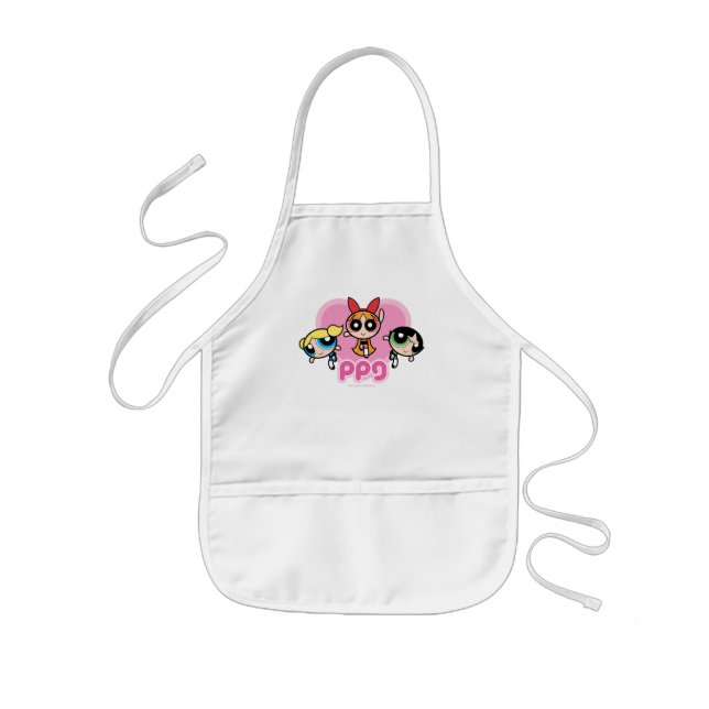 Powerpuff Girls Team Awesome Kids Apron (Front)
