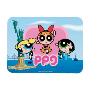 Powerpuff Girls Team Awesome Magnet
