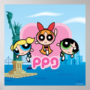 Powerpuff Girls Team Awesome Poster
