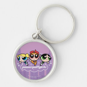 Powerpuff Girls Team Logo Key Ring