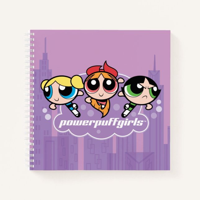 Powerpuff Girls Team Logo Notebook (Front)