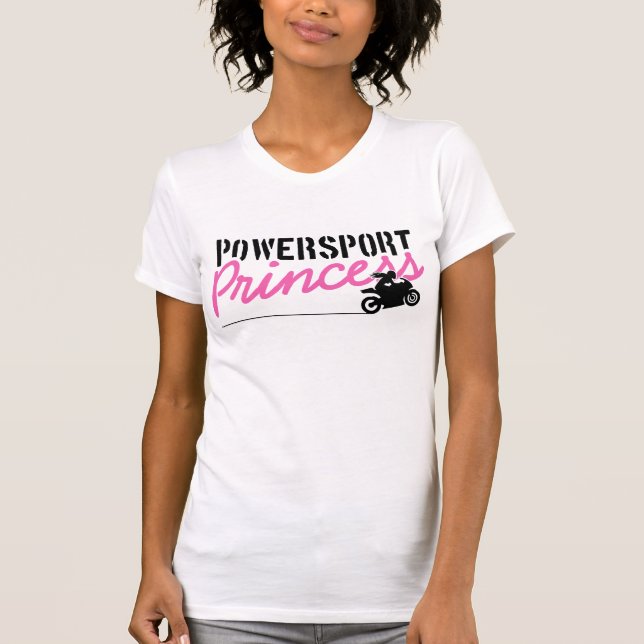 Powersport Princess Girl Wheelie tank top (Front)