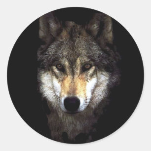 powerwolf classic round sticker