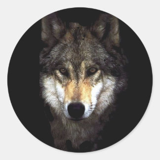 powerwolf classic round sticker