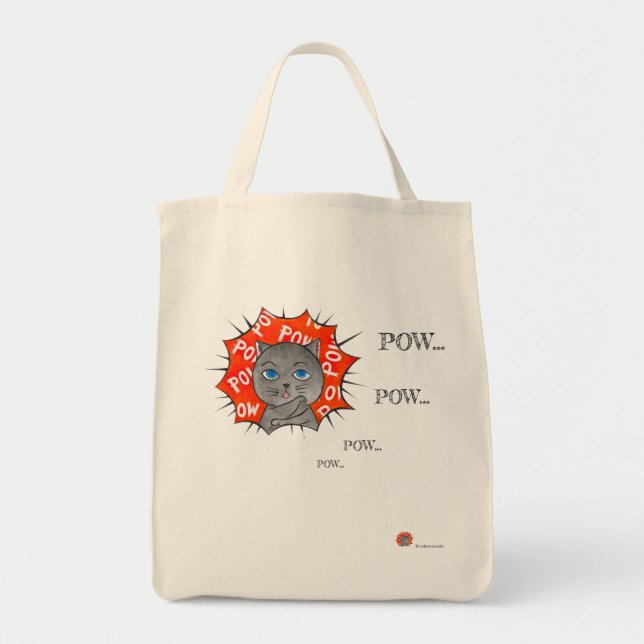 POWPOWCat Tote Bag (Front)