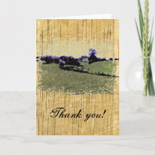 Powys Doodle Thank You Card
