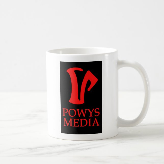 Powys Media Mug (2 logo) (Right)