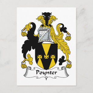 Poynter Family Crest Postcard
