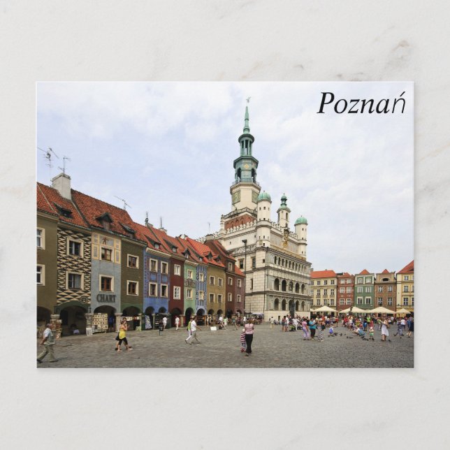 Poznań, Poland Postcard (Front)