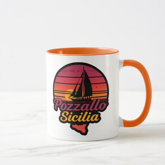 Pozzallo Sicilia  Mug (Right)