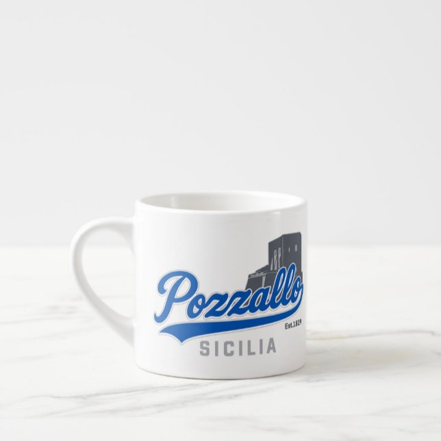 Pozzallo Sicilia Torre Cabrera  Espresso Cup (Pozzallo Sicilia Torre Cabrera Espresso Cup )