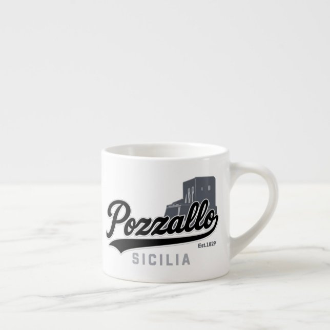 Pozzallo Sicilia Torre Cabrera  Espresso Cup (Pozzallo Sicilia Torre Cabrera Espresso Cup )