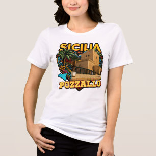 Pozzallo Sicilia Torre Cabrera T-Shirt Tri-Blend Shirt