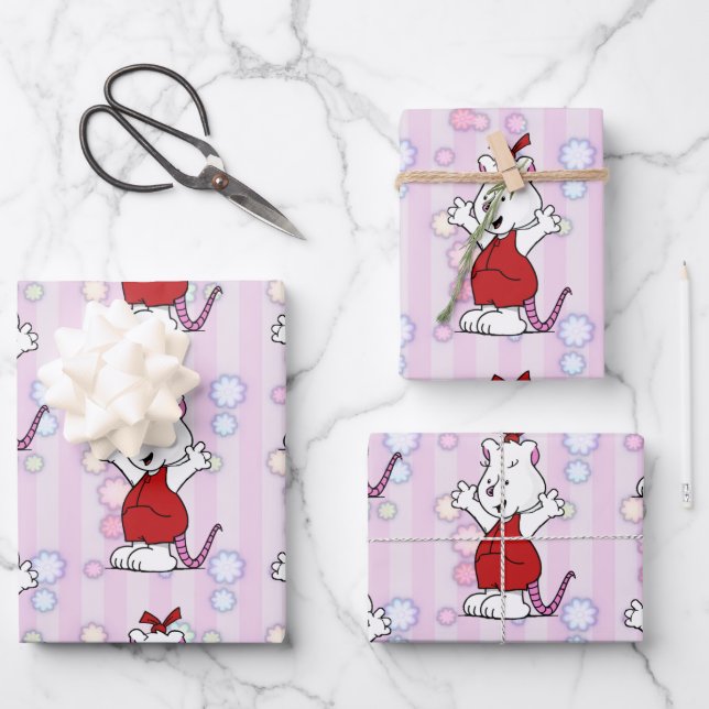 Pozzum Wrapping Paper Sheet (Front)