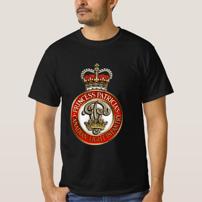 PPCLI Regimental Cap Badge T-Shirt (Front)