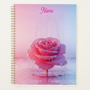 PPink Water Rose Planner