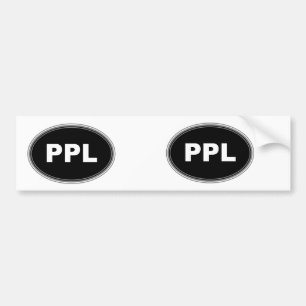 PPL BUMPER STICKER