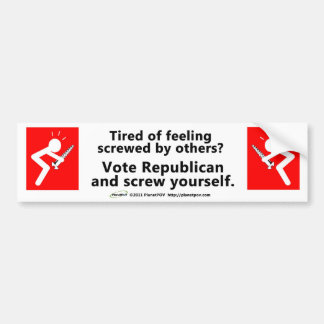 PPOV Bumper Sticker - Feeling Screwed?