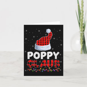 Ppy Claus Christmas Pajamas Santa Matching Family  Card