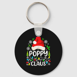 Ppy Claus Funny Christmas Family Matching Key Ring