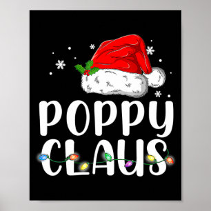 Ppy Claus Santa Christmas Matching Family  Poster
