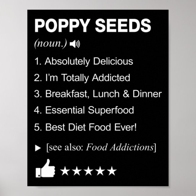 Ppy Seeds Definition Meaning Funny  Poster (Front)